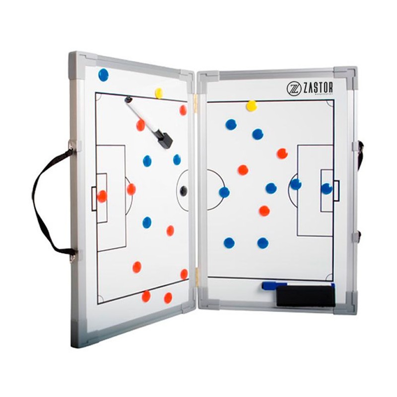 Pizarra táctica magnética plegable PLEG 45×60 – Fútbol de Banquillo